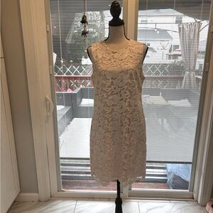 Karl Lagerfeld, PARIS, Light Pink Lace
Overlay Dress,, Size 8
